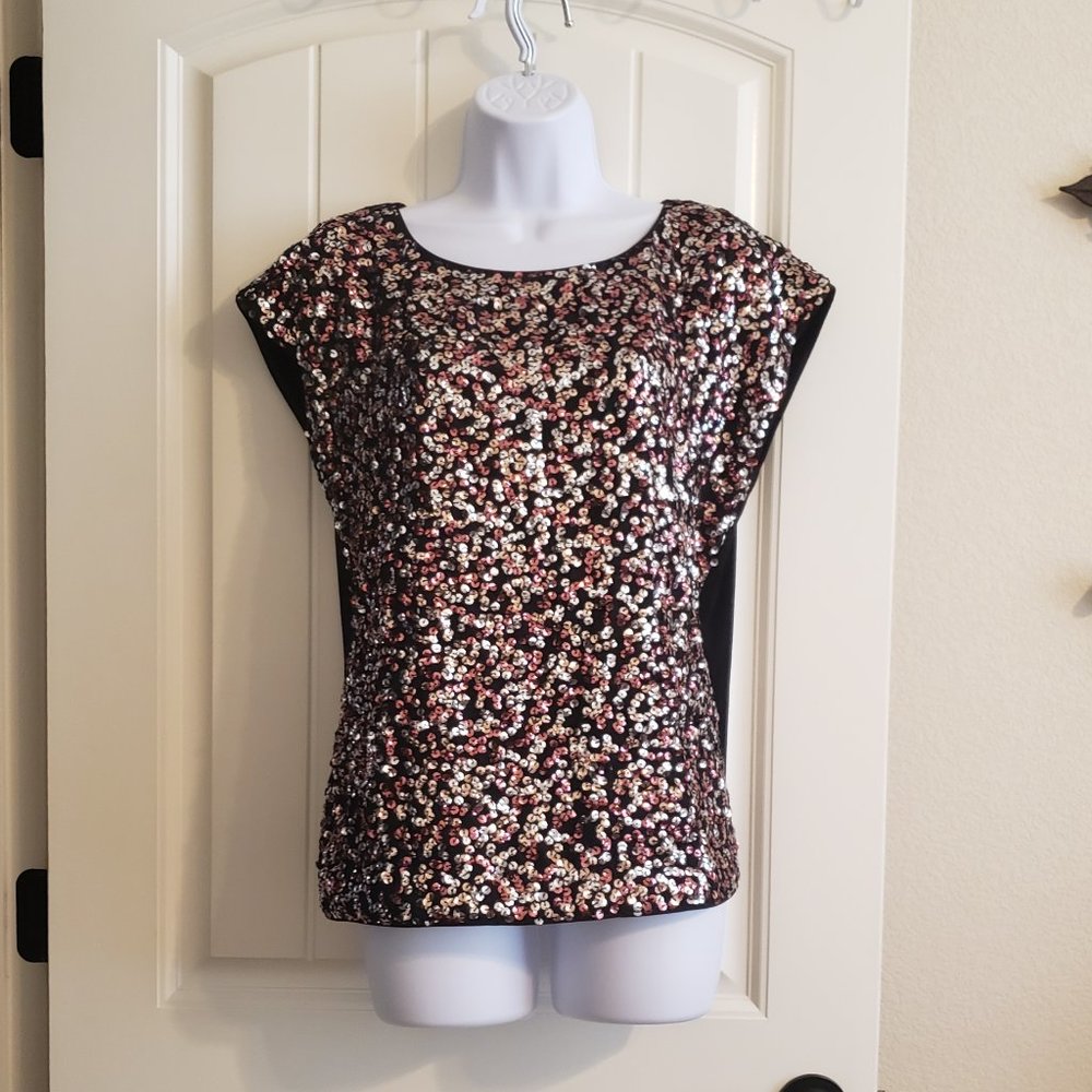 Vince Camuto Sequin  Top  NWT